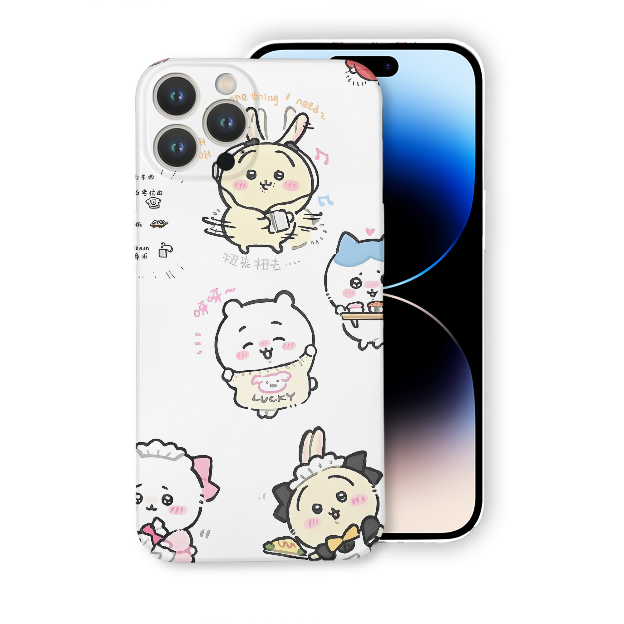 （画像用） ちいかわ Chii-kawa 【iPhone 14シリーズ対応】ハードケース